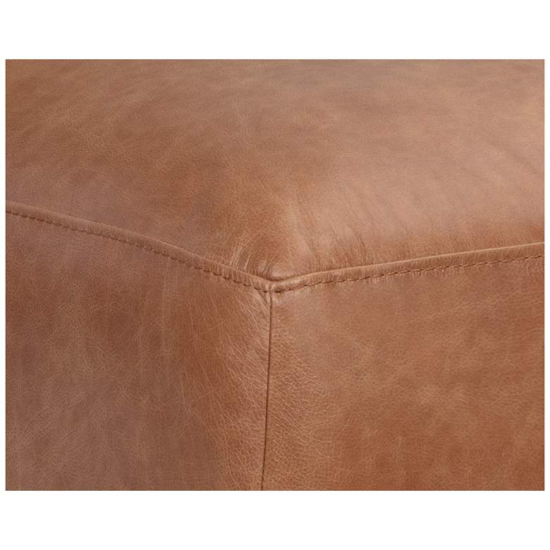 Image 5 Sunpan Watson Modular Armless Chair Marseille Camel Leather more views
