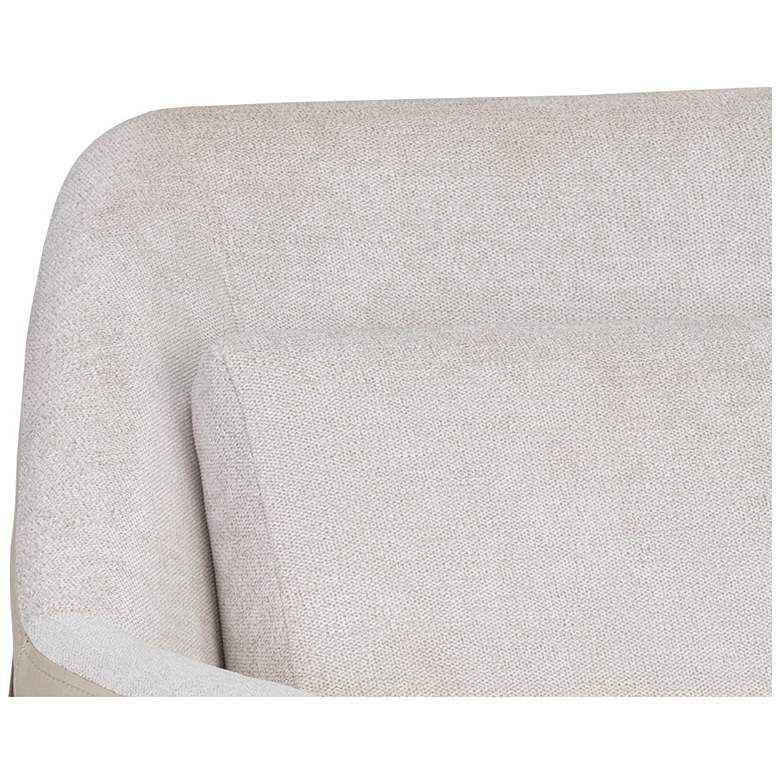 Image 7 Sunpan Watts Lounge Chair Gold Polo Club Muslin and Bravo Cream more views