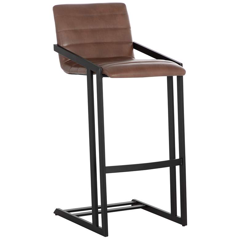 Image 1 Sunpan Webber Barstool Bravo Cognac Set of 2