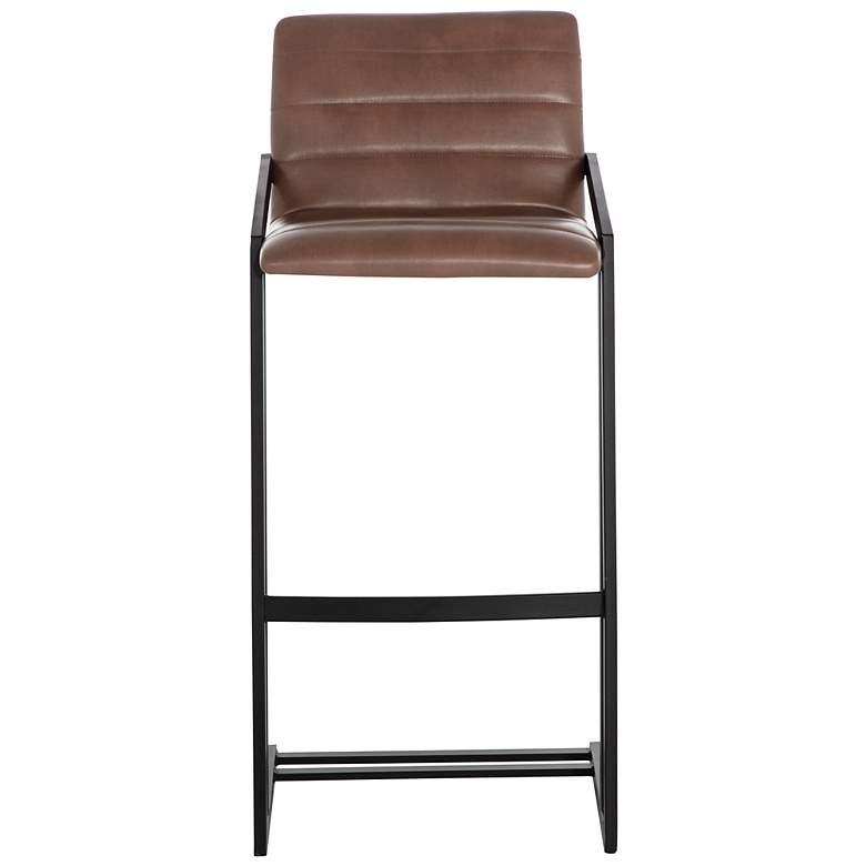 Image 2 Sunpan Webber Barstool Bravo Cognac Set of 2 more views