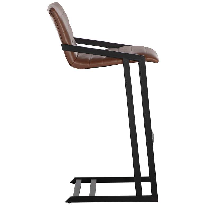 Image 3 Sunpan Webber Barstool Bravo Cognac Set of 2 more views