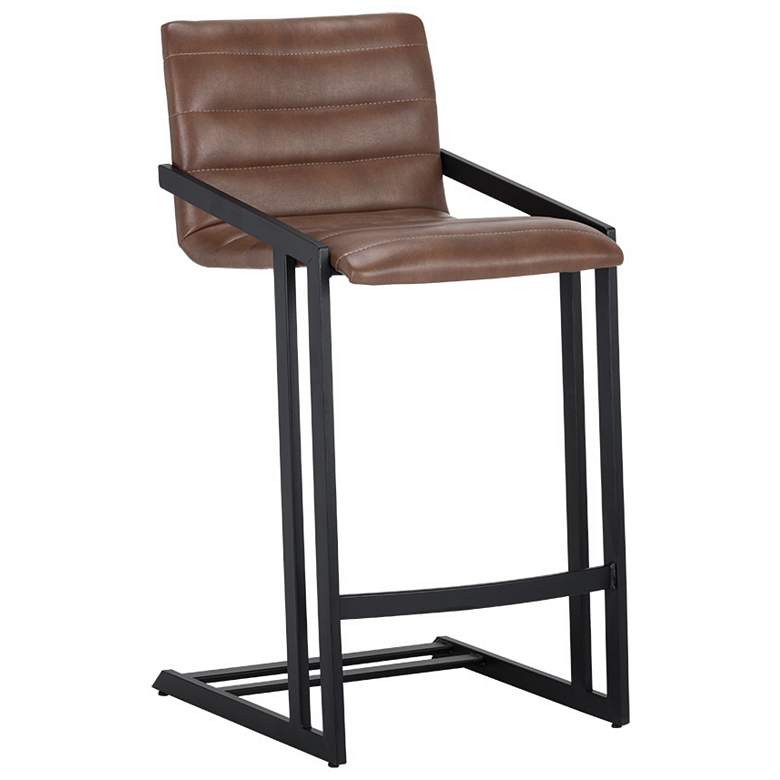 Image 1 Sunpan Webber Counter Stool Bravo Cognac Set of 2