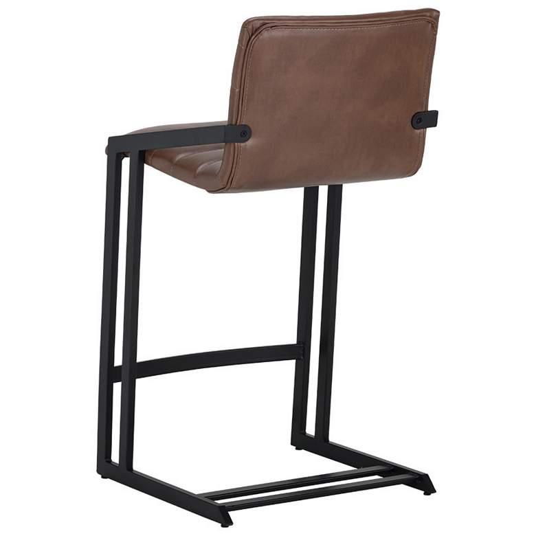 Image 3 Sunpan Webber Counter Stool Bravo Cognac Set of 2 more views