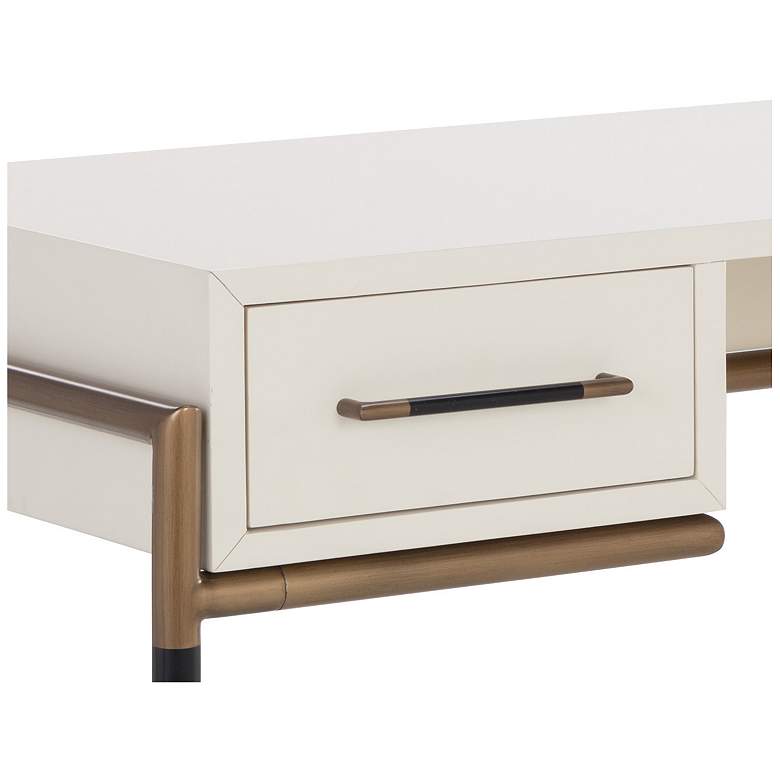 Image 7 Sunpan Weldrick Desk Oyster more views
