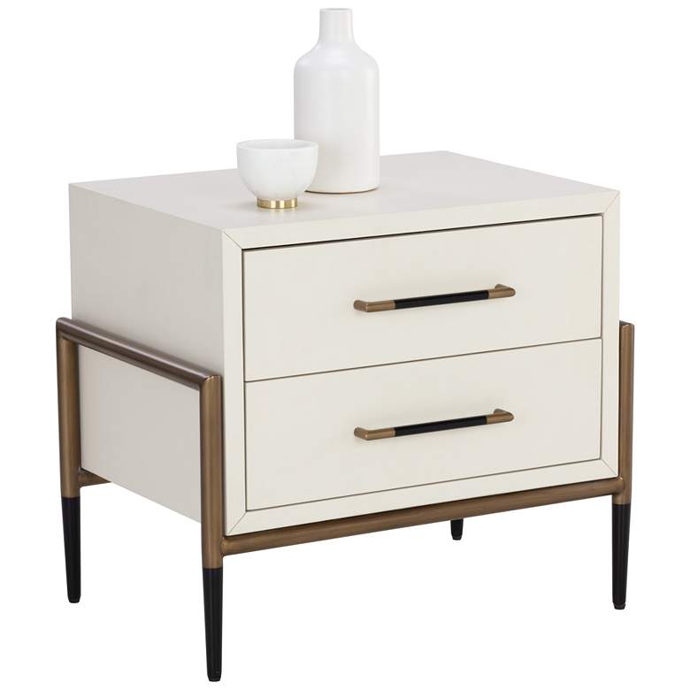 Image 1 Sunpan Weldrick Nightstand Oyster