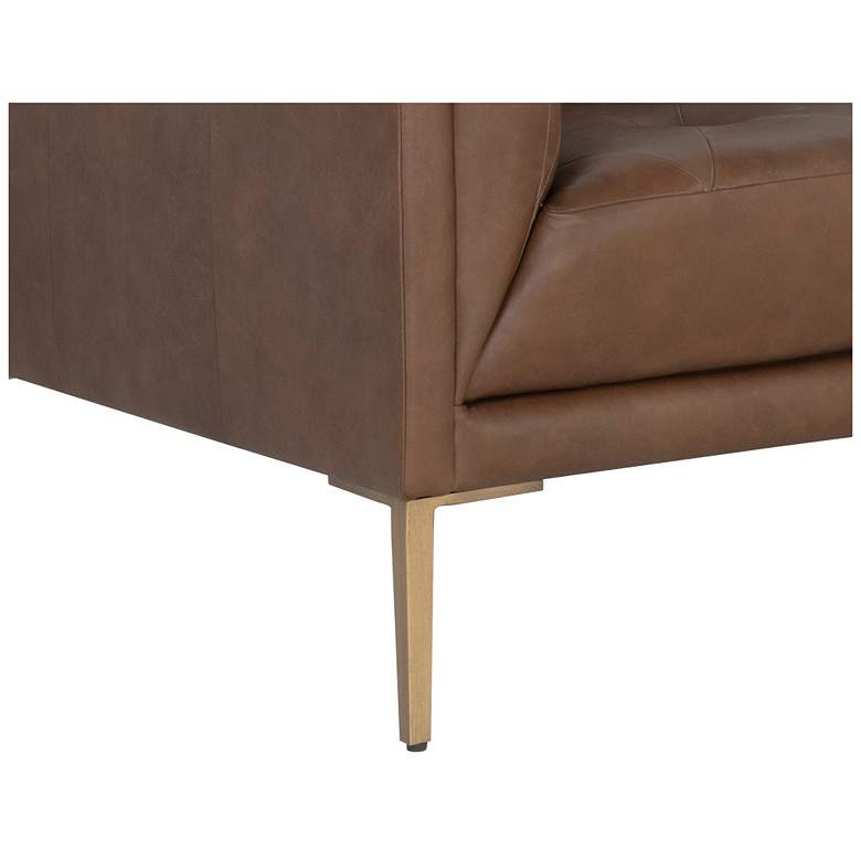 Image 5 Sunpan Westin Sofa Vintage Caramel Leather more views