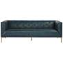 2_Sunpan Westin Sofa Vintage Peacock Leather more views