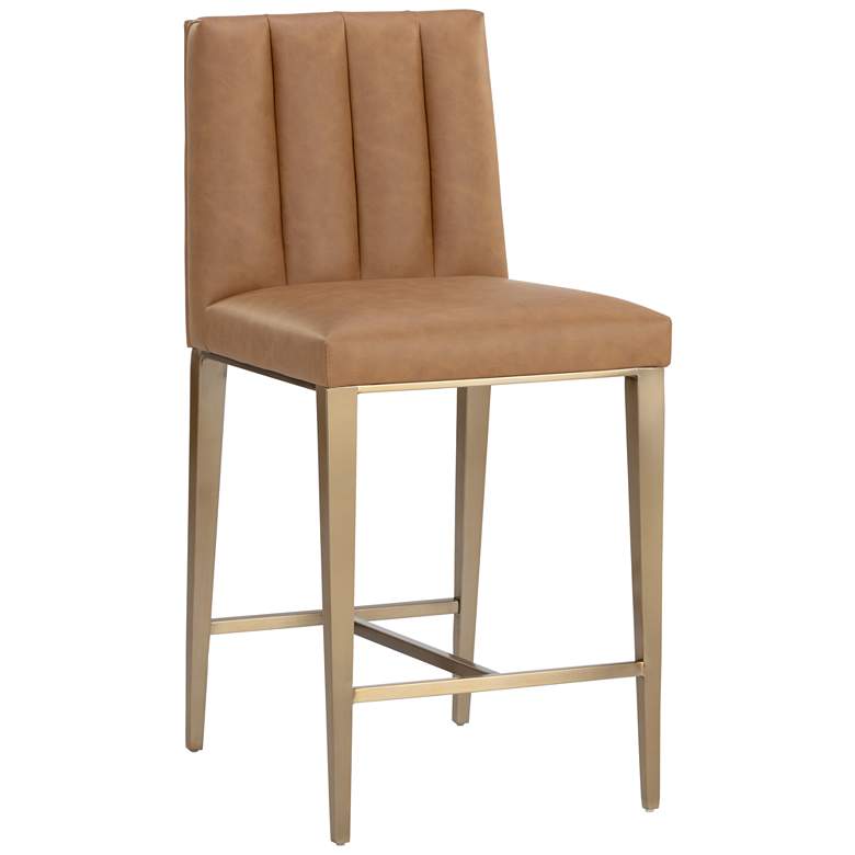 Image 1 Sunpan Wilbur Counter Stool Milliken Cognac
