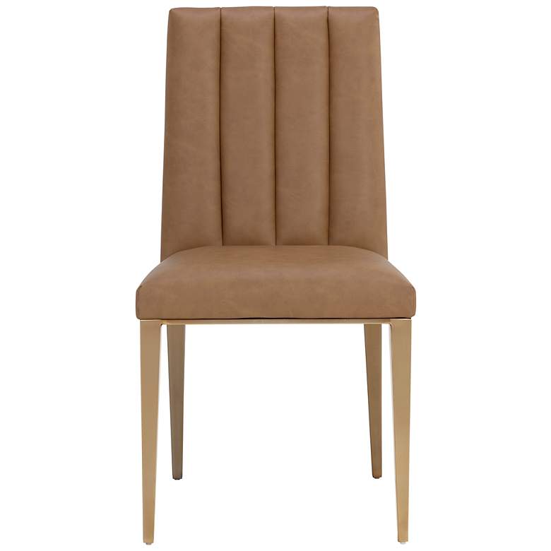 Image 3 Sunpan Wilbur Dining Chair Milliken Cognac Set of 2 more views