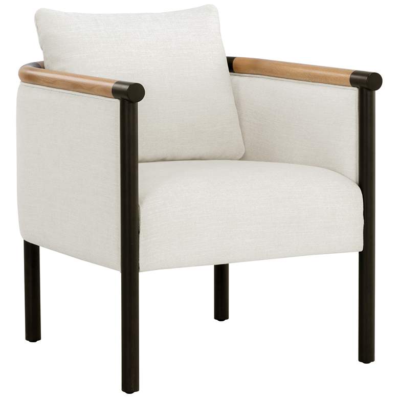 Image 1 Sunpan Wilder Lounge Chair Heather Ivory Tweed