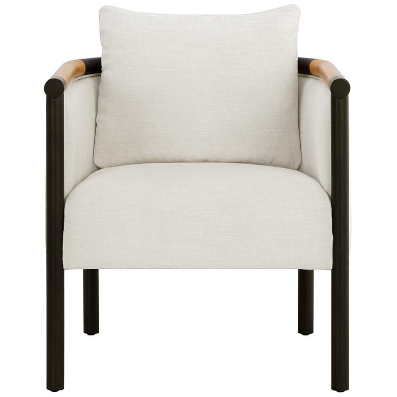 Image 2 Sunpan Wilder Lounge Chair Heather Ivory Tweed more views