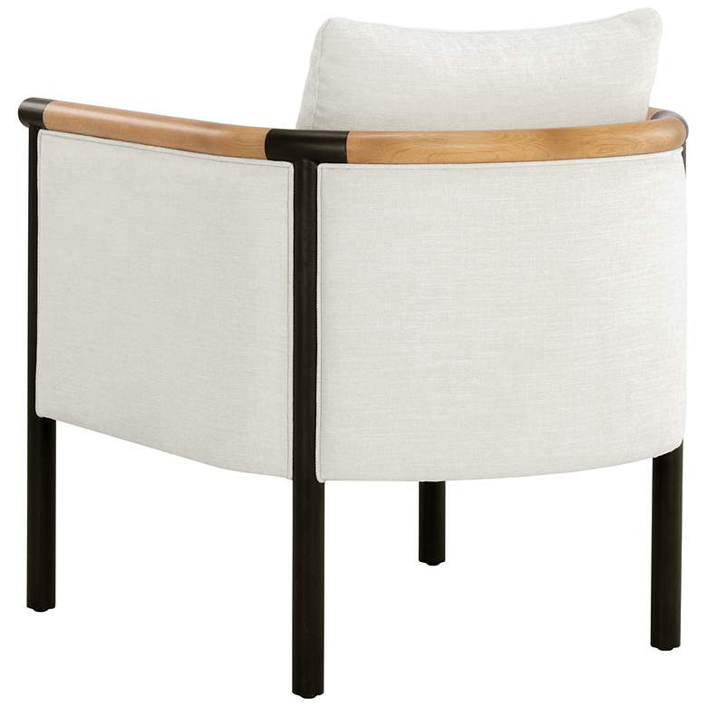 Image 4 Sunpan Wilder Lounge Chair Heather Ivory Tweed more views