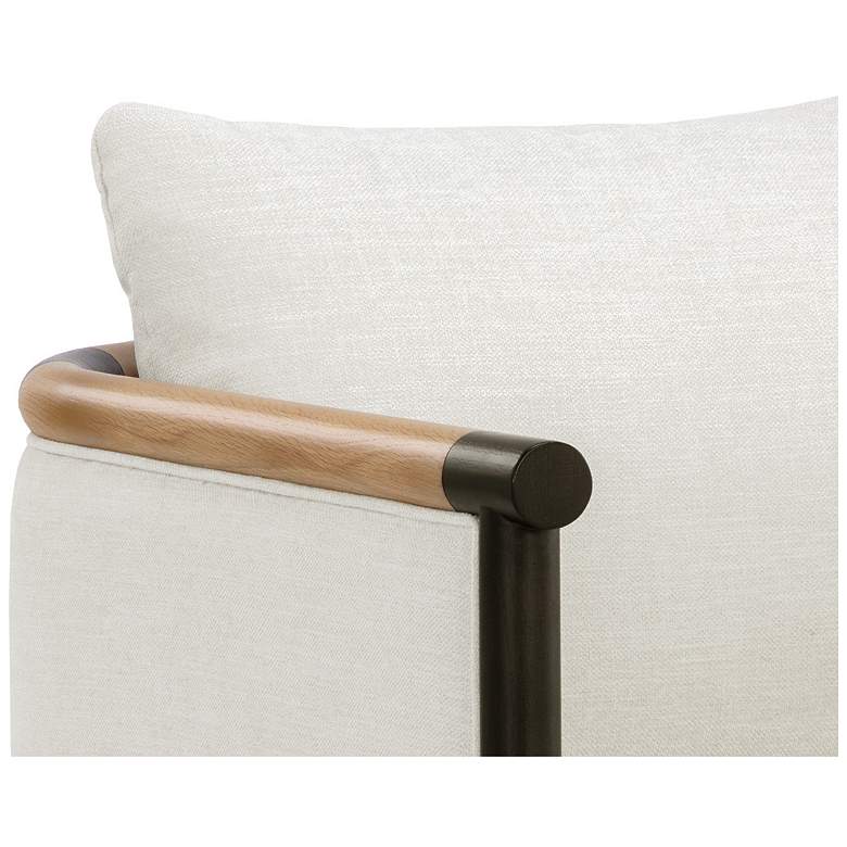 Image 6 Sunpan Wilder Lounge Chair Heather Ivory Tweed more views