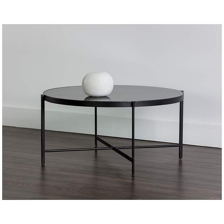 Image 3 Sunpan Willem Coffee Table Large Smoked Glass more views