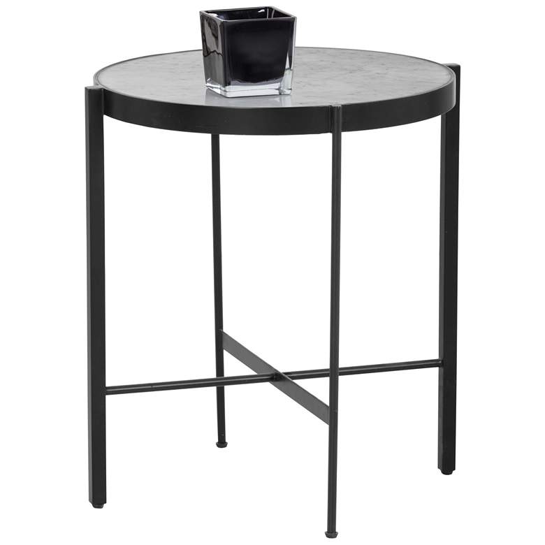 Image 1 Sunpan Willem End Table White Marble