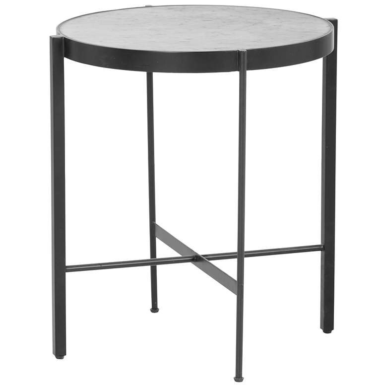 Image 2 Sunpan Willem End Table White Marble more views