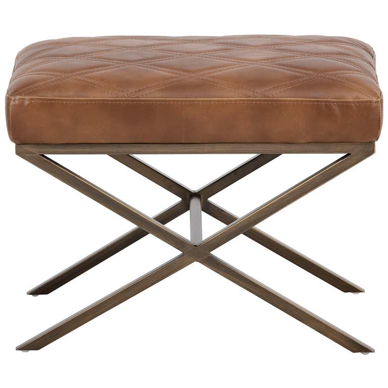 Image 2 Sunpan Wisconsin Stool Tobacco Tan more views