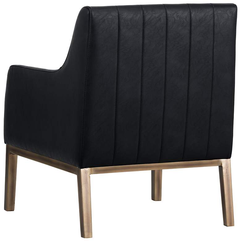 Image 4 Sunpan Wolfe Lounge Chair Vintage Black more views