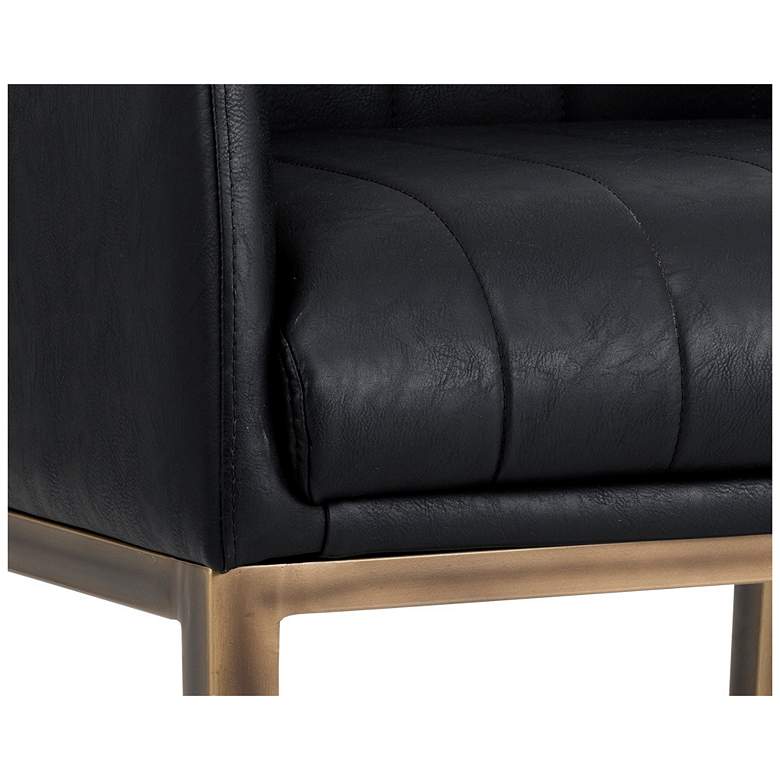 Image 6 Sunpan Wolfe Lounge Chair Vintage Black more views