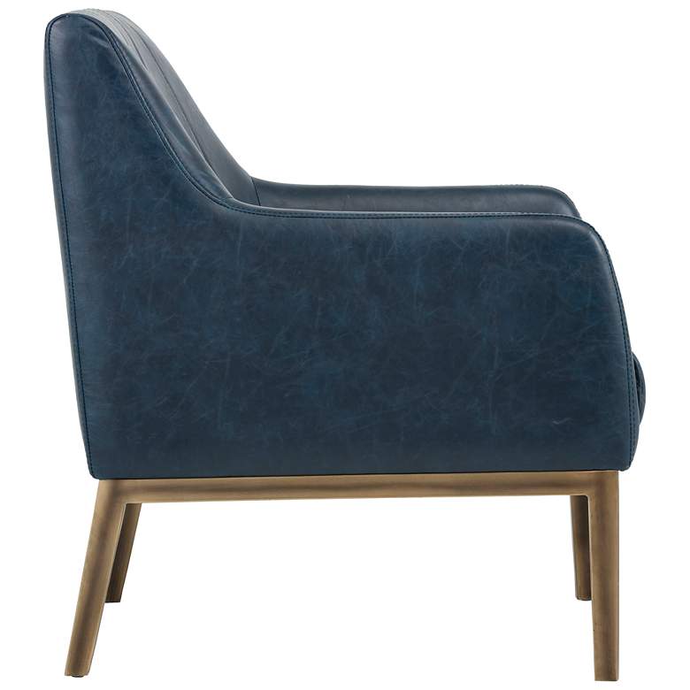 Image 3 Sunpan Wolfe Lounge Chair Vintage Blue more views