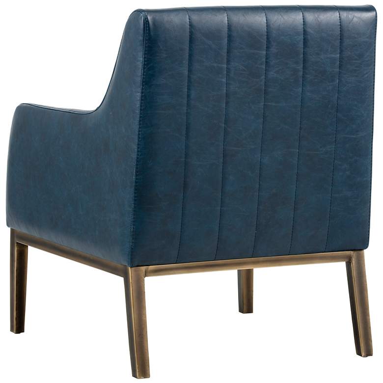 Image 4 Sunpan Wolfe Lounge Chair Vintage Blue more views