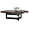 Sunpan Wyatt Coffee Table Black and Dark Brown