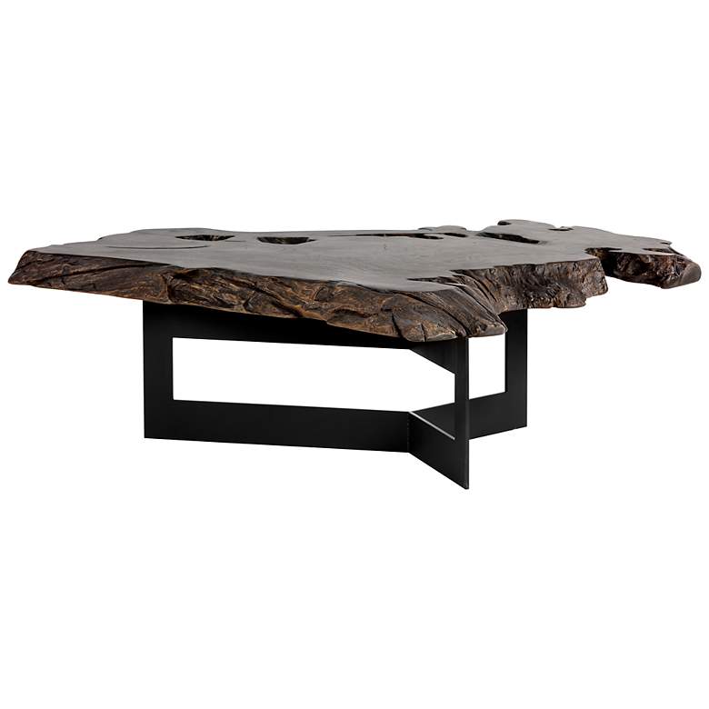 Image 2 Sunpan Wyatt Coffee Table Black and Dark Brown more views