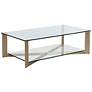 2_Sunpan Xavier Coffee Table Rectangular Antique Brass more views
