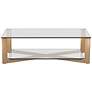 4_Sunpan Xavier Coffee Table Rectangular Antique Brass more views