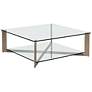 2_Sunpan Xavier Coffee Table Square Antique Brass more views