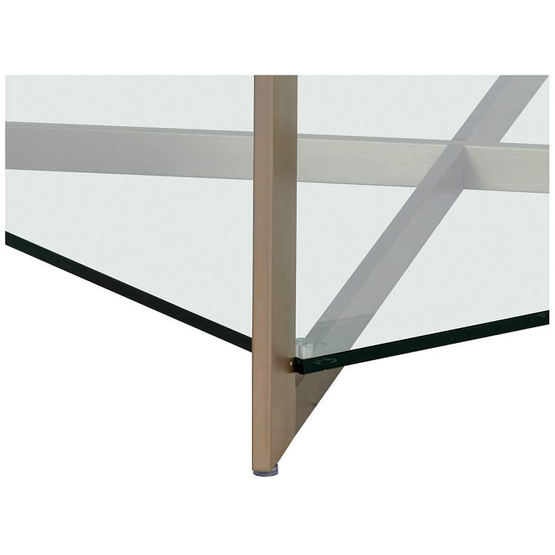 Image 7 Sunpan Xavier Coffee Table Square Antique Brass more views