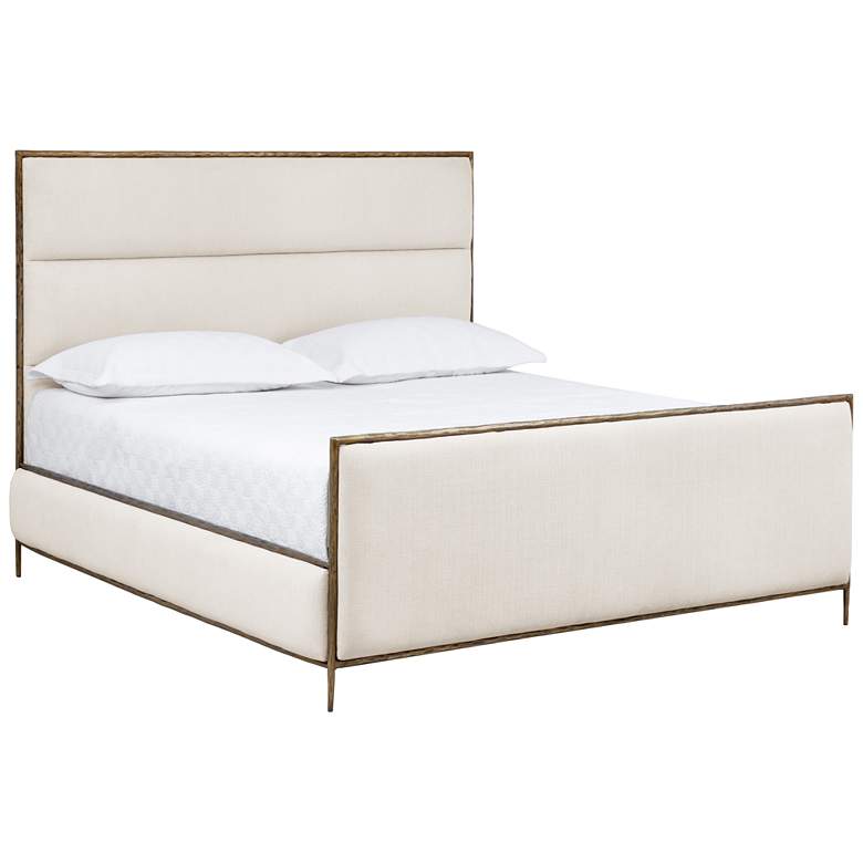 Image 1 Sunpan Yasmine Bed King Zenith Alabaster