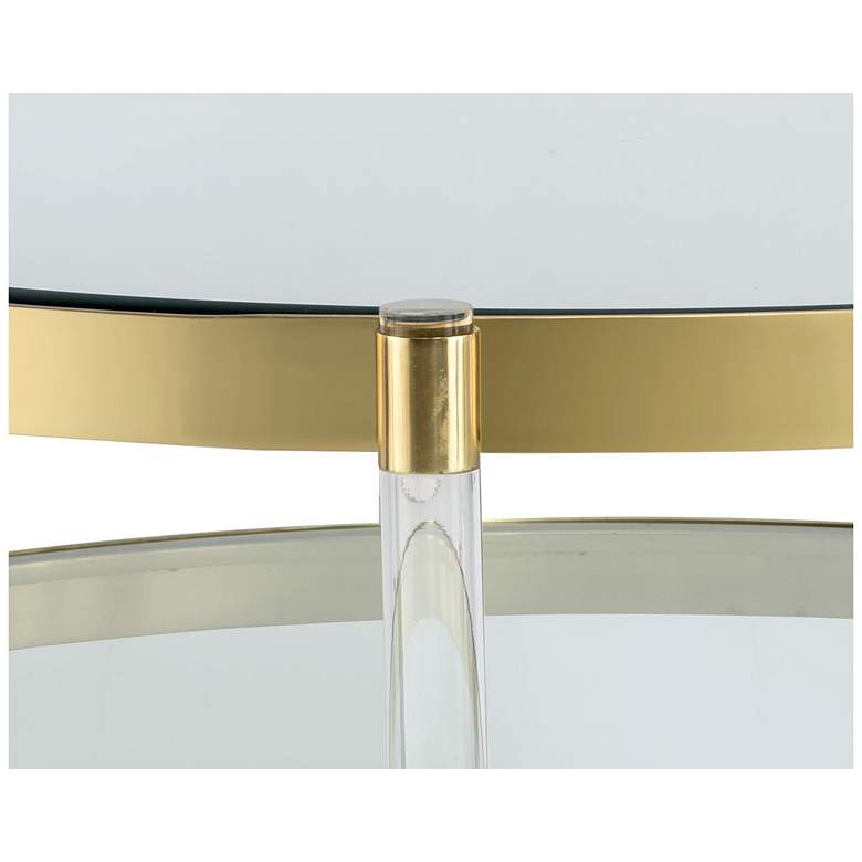 Image 4 Sunpan York Coffee Table Brass more views
