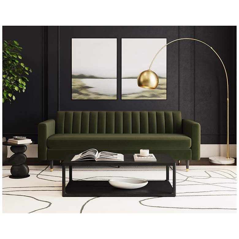 Image 3 Sunpan Yosi Sofa Moss Green more views