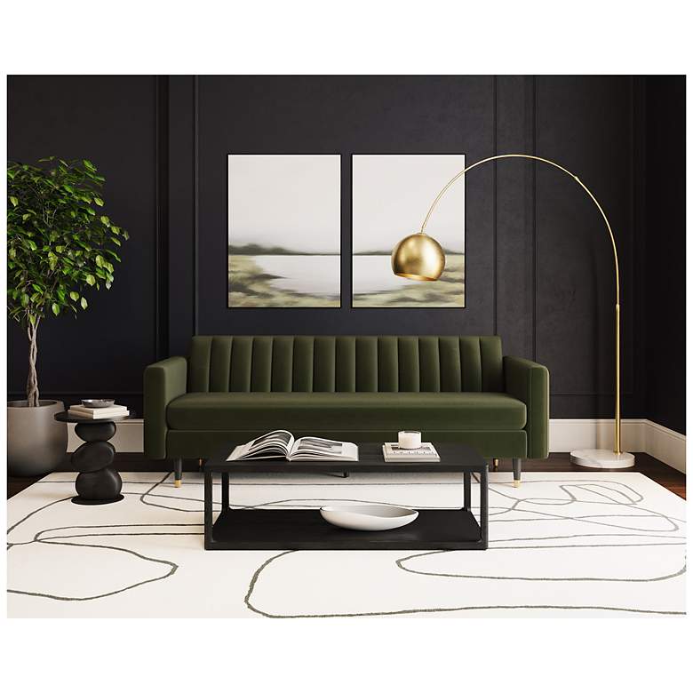 Image 7 Sunpan Yosi Sofa Moss Green more views