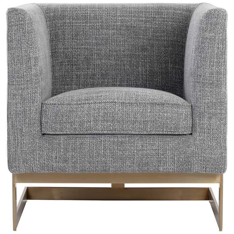 Image 3 Sunpan Yvette Armchair Gold Chacha Gray more views