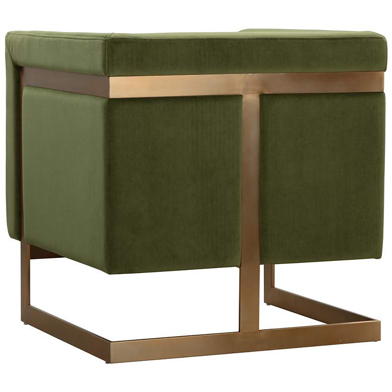 Image 5 Sunpan Yvette Armchair Gold Meg Olive more views