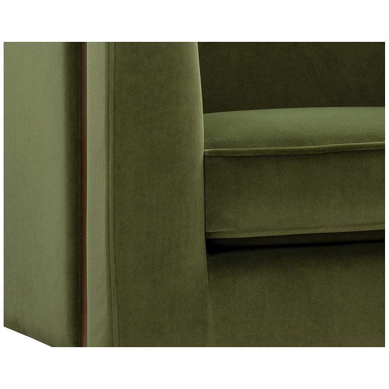 Image 6 Sunpan Yvette Armchair Gold Meg Olive more views