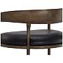 7_Sunpan Zanatta Barstool Charcoal Black Leather more views
