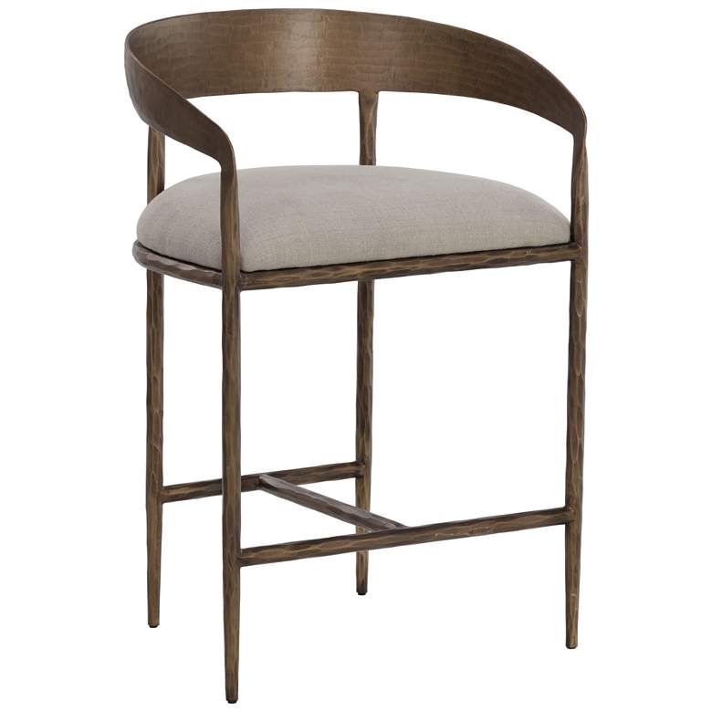 Image 1 Sunpan Zanatta Counter Stool Zenith Taupe Gray