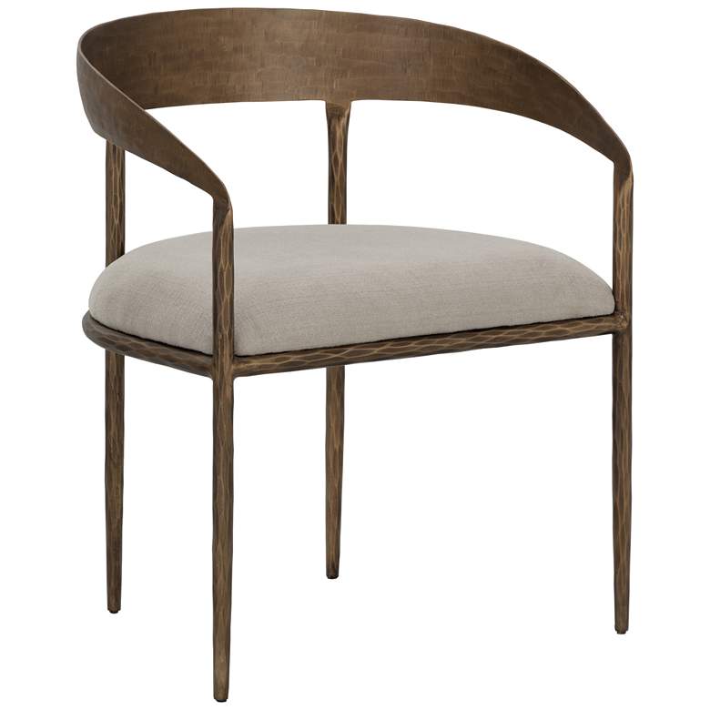 Image 1 Sunpan Zanatta Dining Armchair Zenith Taupe Gray
