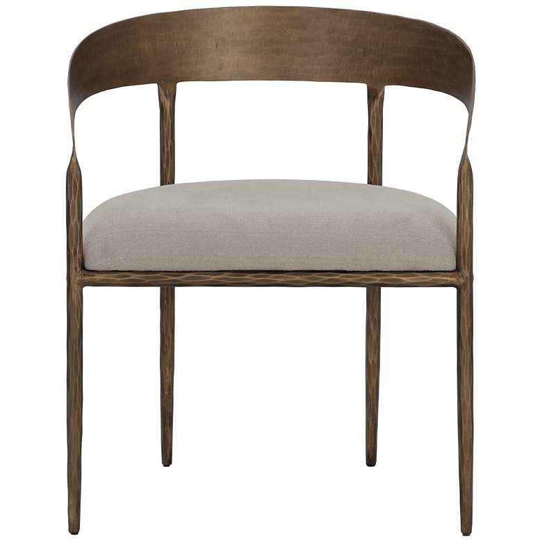 Image 3 Sunpan Zanatta Dining Armchair Zenith Taupe Gray more views
