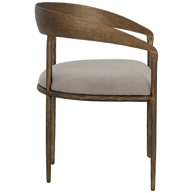 Image 4 Sunpan Zanatta Dining Armchair Zenith Taupe Gray more views