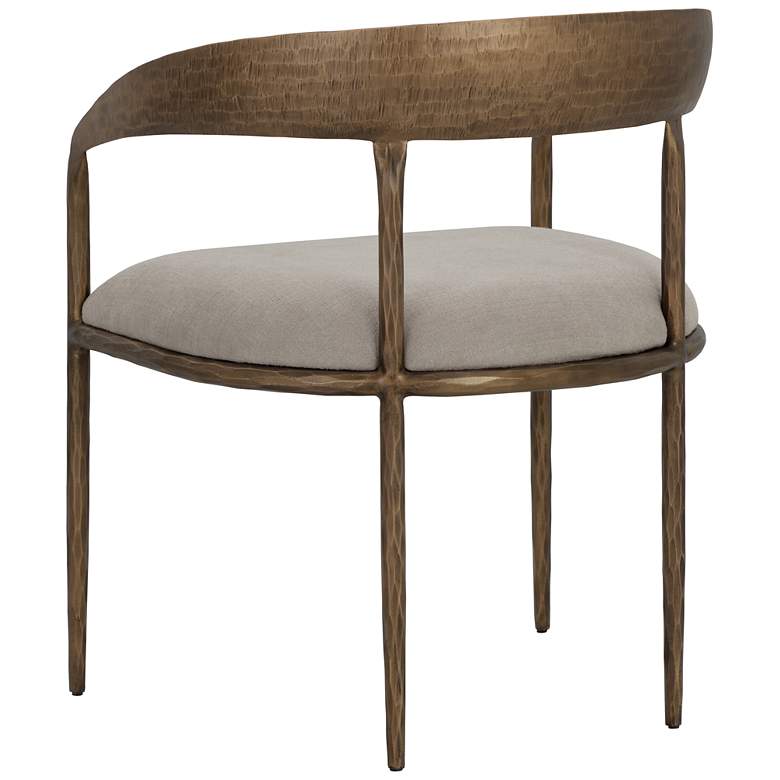 Image 5 Sunpan Zanatta Dining Armchair Zenith Taupe Gray more views