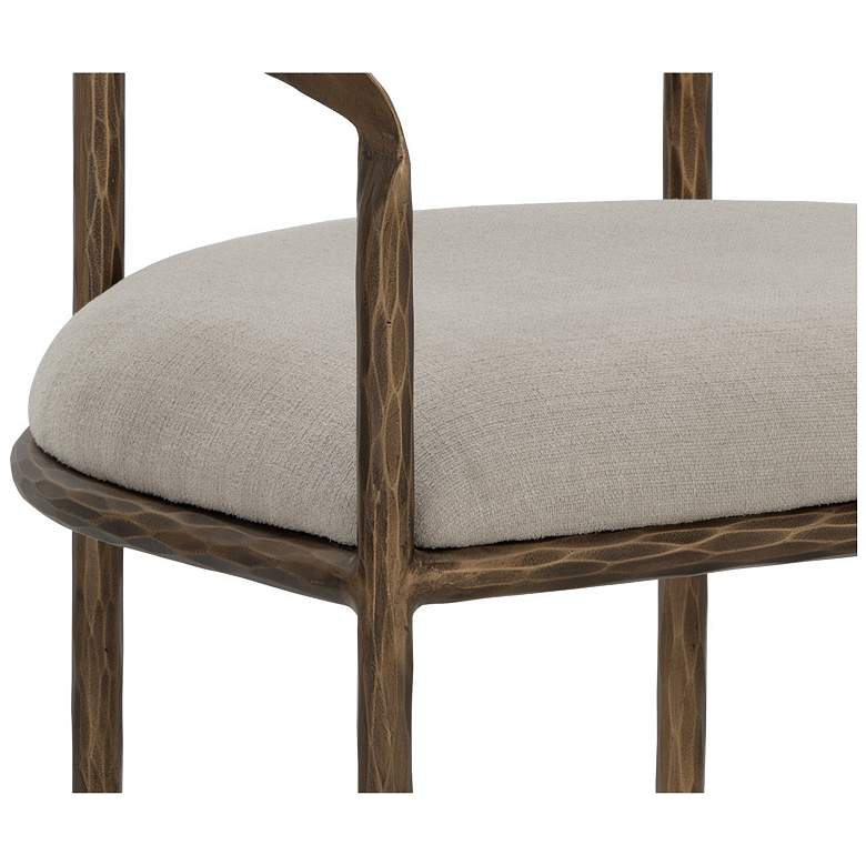 Image 6 Sunpan Zanatta Dining Armchair Zenith Taupe Gray more views