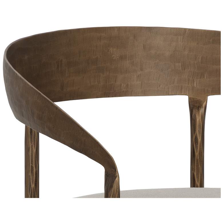 Image 7 Sunpan Zanatta Dining Armchair Zenith Taupe Gray more views