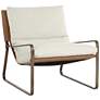 1_Sunpan Zancor Lounge Chair Antique Brass Geralt Linen and Tan Leather