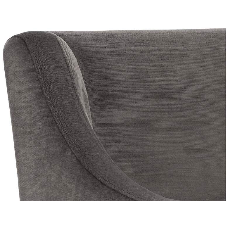 Image 5 Sunpan Zane Wheeled Dining Armchair Piccolo Pebble more views