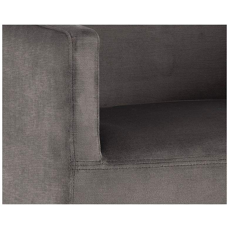 Image 6 Sunpan Zane Wheeled Dining Armchair Piccolo Pebble more views