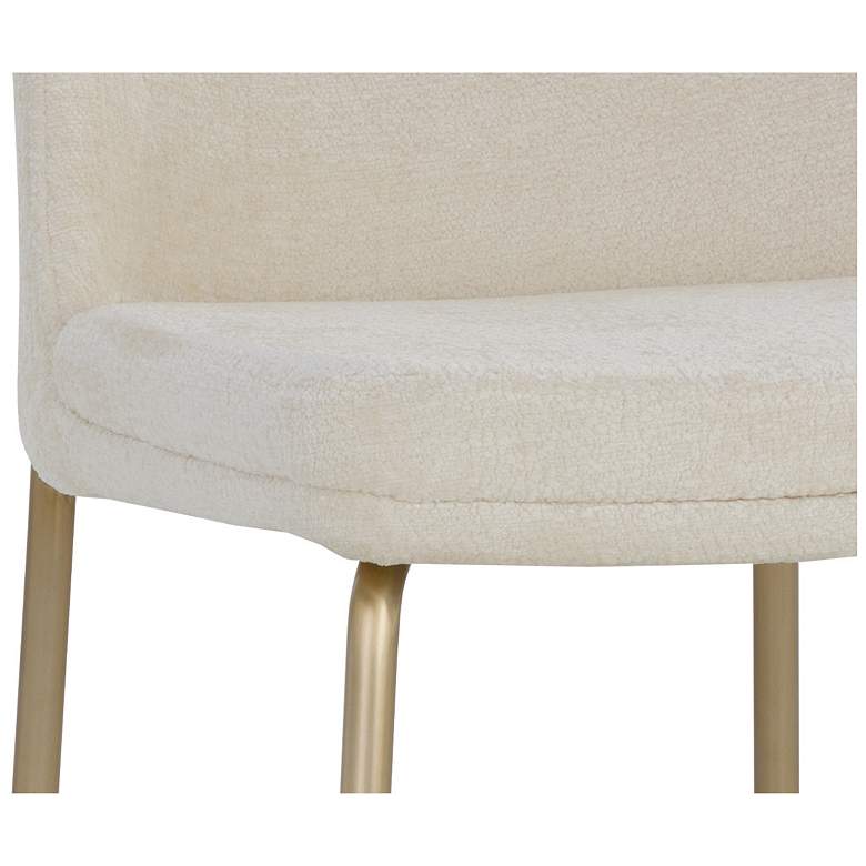 Image 5 Sunpan Zeke Counter Stool Antique Brass Bergen Ivory more views